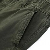 abordables Pantalons Cargo-Homme Pantalons Cargo Pantalons Boutons Multi-poches Uni Portable Extérieur Quotidien Camping &amp; Randonnée Mode Classique Noir Jaune