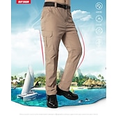 Χαμηλού Κόστους Κάτω-Ανδρικά Μετατρέψιμα παντελόνια Παντελόνι πεζοπορίας Καλοκαίρι Εξωτερική Γρήγορο Στέγνωμα Multi Pocket Ελαστικό Σκούπισμα ιδρώτα Παντελόνια Μαύρο Πράσινο Χακί Ελαστίνη