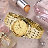 levne Quartz hodinky-MINI FOCUS Dámské Křemenný Módní Obchodní Wristwatch VODĚODOLNÝ Světový čas Ozdoby Nerez Hodinky