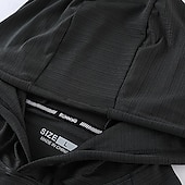 voordelige Bovenkanten-Voor heren Wandeltop Sporthoodie Lange mouw Capuchon Kleding Bovenlichaam Buiten Sneldrogend Zweetafvoerend anti-geur Ademend Polyester Lapwerk Donker Grijs Zwart Rood Jagen Tennis Sportschoenen