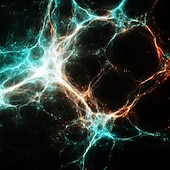 baratos Estampa Geométrica-Homens Relâmpago Cor gradiente Camisa Social camisa de botão Camisa social casual Manga Longa Moda Casual Férias Diário Streetwear Verão Primavera Aberto para a Lateral Impressão 3D camisas de