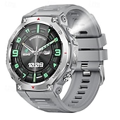 abordables Relojes inteligentes-Reloj inteligente deportivo con linterna y luz ultravioleta, resistente al agua hasta 5 ATM, Bluetooth, llamadas, para Huawei y Xiaomi, 2025