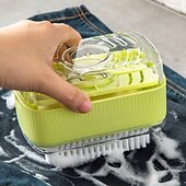 preiswerte Seifenspender-multifunktionale Seifenschaumbox mit Rolle&amp;amp;Kleiderreinigungsbürste mit geriffeltem Griff, Seifenschaum aus Kunststoff, Wäschebox, perfekt für die Wäsche&amp;amp;Körperpflege, Seifenspender