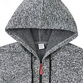 economico Tute basic-Per uomo Tuta da Ginnastica Set di abiti Set di felpe con cappuccio Felpa con Cappuccio All&#039;aperto Quotidiano Sportivo Con zip Tasca Coulisse Semplice Rosso bordeaux Blu Grigio chiaro Poliestere