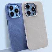 economico Cover per iPhone-telefono Custodia Per iPhone 16 15 14 Pro Max iPhone 13 Pro Max Copertura Posteriore Magnetico Resistente agli urti Retrò TPU Pelle PU