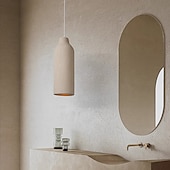 tanie Światła wiszące-Lampa wisząca wabi sabi w stylu orientalnym, wysokość 51 cm, ciepłe białe światło, e26 e27, regulowany łańcuszek