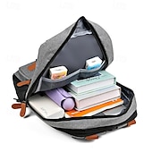 abordables Sacs à dos de Collège-Sac à dos bleu pour ordinateur portable avec port USB – Sac de voyage et d&#039;école à compartiments multiples avec accents en cuir et poche pour bouteille d&#039;eau