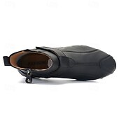abordables Bottines-Bottines rétro faites main pour hommes avec fermeture velcro – bottes de marche décontractées et artistiques pour hommes créatifs et tenues urbaines de tous les jours