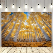 cheap Landscape Tapestry-fall Autumn Landscape Tapestry Photo Backdrop Wall Art Large Tapestry Mural Decor Photograph Backdrop Blanket Curtain Home Bedroom Living Room Decoration