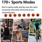 Χαμηλού Κόστους Smartwatch-Νέο στρατιωτικό έξυπνο ρολόι για άνδρες με φακό LED, πυξίδα 1.43, λειτουργίες οθόνης AMOLED, ανθεκτικό έξυπνο ρολόι για iOS και Android