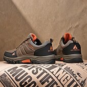 頑丈なトレッドを備えたメンズアウトドアハイキングシューズ、ウォーキング、キャンプ、荒野の旅行に最適な通気性のあるトレイルスニーカー お買い得  メンズスニーカー-頑丈なトレッドを備えたメンズアウトドアハイキングシューズ、ウォーキング、キャンプ、荒野の旅行に最適な通気性のあるトレイルスニーカー