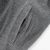 tanie Casualowe kurtki-Męskie Kurtka zimowa Kurtka polarowa Zwykła kurtka Kurtka uniwersytecka Urlop Codzienny Keep Warm Kieszeń Polar Jesień Zima Równina Moda Moda miejska Kołnierz stawiany Regularny Czarny Czerwony