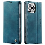 cheap iPhone Cases-Phone Case For iPhone 16 Pro Max Plus iPhone 15 14 Pro Max Plus iPhone 13 12 Pro Max Mini Wallet Case with Stand Holder Magnetic Card Slot Retro TPU PU Leather
