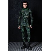 abordables Costumes de couple et de groupe-Combinaison en toile d&#039;araignée pour Halloween, costumes de groupe pour couples, combinaison intégrale, costume effrayant pour hommes, femmes, garçons, enfants, adultes, performance, fête, club,
