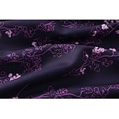 cheap Boho Dress-Women&#039;s Midi Dress Vintage Dress Boho Dress Western Dress Vintage Fashion Outdoor Vacation Daily Regular Fit Flower Sleeveless V Neck Purple Summer