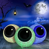levne Halloween venku-1 ks halloween 40/60cm nafukovací vzduchový model rgb oční dekorační lampa vnitřní a venkovní nádvoří zahradní párty hororová a podivná atmosféra dekorační světla