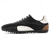 billiga Herrsneakers-Herr retro gula och bruna sneakers med ventilerande ovandel och halkfri sula, sportinspirerade vardagsskor för pendling, resor och vardagsbruk