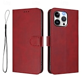 economico Cover per iPhone-telefono Custodia Per iPhone 16 Pro Max Plus iPhone 16 iPhone 16 Plus iPhone 16 Pro iPhone 15 iPhone 15 14 Pro Max Plus Custodia Portafoglio con Supporto Protezione Completa Con Cinturino da Polso