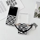 economico Cover Samsung-telefono Custodia Per Samsung Galaxy Z Flip 7 Z Flip 6 Z Flip 5 Z Flip 4 Copertura Posteriore Resistente agli urti Cuore Farfalla Fiore Floreale PC