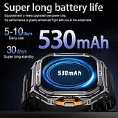 abordables Montres connectées-X5 Montre intelligente 1.96 pouce Smartwatch Montre Connectée Bluetooth Rappel d&#039;appel Moniteur d&#039;Activité Moniteur de Fréquence Cardiaque Rappel sédentaire Trouver mon Appareil Compatible avec