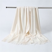 billige Sjal-Pashmina-sjal, sjal til kvinner, stort vinterskjerf, myke sjal og sjal til aftenkjoler, sjal til bryllup