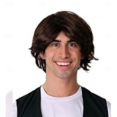 Bill & Ted's Excellent Adventure Adult Ted Wig – Synthetic Hair Wig for Halloween, Cosplay & Movie Costume Parties3