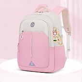 abordables Sacs à dos pour Enfants et Adolescents-Enfant Garçons Fille Sac à Dos Cartable Sac à Dos Fonctionnel Sac à dos scolaire École Polyester Réglable Grande capacité Imperméable Fermeture éclair Noir Rose Claire Violet