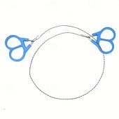 abordables Équipement de Camping-1 mini tronçonneuse de poche - scie à fil de survie portable pour le camping en plein air, la chasse, le jardinage, les situations d&#039;urgence - conception compacte, légère, durable, facile à utiliser