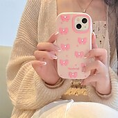 abordables Carcasas iPhone-teléfono Funda Para iPhone 16 Pro Max Plus iPhone 15 14 Pro Max Plus iPhone 13 Pro Max Funda Trasera Antigolpes Lazo Silicona