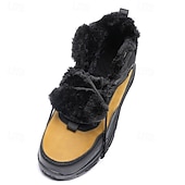 preiswerte Wanderstiefel-wasserdichte Winterwanderstiefel für Herren mit warmem Futter, rutschfeste Outdoor-Schneeschuhe für Trekking und Camping bei kaltem Wetter