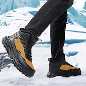 preiswerte Wanderstiefel-wasserdichte Winterwanderstiefel für Herren mit warmem Futter, rutschfeste Outdoor-Schneeschuhe für Trekking und Camping bei kaltem Wetter