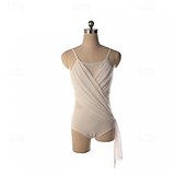 economico Abiti da Pattinaggio Artistico-Abito da pattinaggio artistico Per donna Ragazze Pattinaggio sul ghiaccio Vestito Nero Patchwork Foro per il pollice Rete Spandex Elasticizzato Allenamento Professionale Competizione Vestiti da