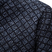 preiswerte Herren Strickjacke-Herren Pullover Kleid Pullover Strickjacke Reißverschluss-Pullover Strickpullover Gerippt Stricken Normale Oberteile Gestrickt Gerippt Einfach Stehkragen Mode Schals Geschäft Lässig Bekleidung Herbst