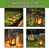 economico Halloween all&#039;Aperto-1 lanterna portatile con fiamma lampeggiante, impermeabile, per esterni, di Halloween e Natale, con 28 perline a LED, per cortile, giardino, terrazza, scale, festa, matrimonio, decorazione, luce,