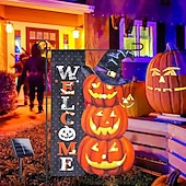 billige halloween veggtepper-halloween alien hageflagg halloween hagedekorasjon festivaldekorasjon flagg dobbeltsidig tredimensjonal hageflagg