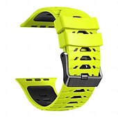baratos Pulseiras de Apple Watch-Pulseira esportiva compatível com Apple Watch 42mm 44mm 45mm 49mm Fecho de metal resistente Pulseira de silicone ajustável Pulseira de substituição para iWatch Ultra 2 Series 9 8 7 SE 6 5 4