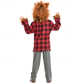 levne Chlapecké kostýmy-Zvířata Pohádka Vlkodlak Cosplay kostým Úbory Postavy z pohádek Filmové kostýmy for Chlapecké Dívčí Dětské předvečer Všech svatých Karneval Světový den knihy Výkon Vzdělávací převlékání Oblékání na
