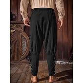 Χαμηλού Κόστους Ενδύματα-Ρετρό / Βίντατζ Μεσαίωνα Αναγέννησης Παντελόνια Σύνολα Ζώνη Μέσης Πειρατής Βίκινγκ Φανταχτερή Φόρεμα Ανδρικά Βίκινγκ Απόκριες Μασκάρεμα Επίδοση Μασκάρεμα LARP Ενηλίκων Πουκάμισο Παντελόνια Ζώνη