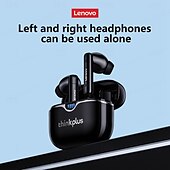 お買い得  ワイヤレスヘッドホン-レノボ LP15 TWSトゥルーワイヤレスヘッドフォン 耳の中 Bluetooth 5.3 ステレオ 充電ボックス付き 内蔵マイク のために Apple Samsung Huawei Xiaomi MI 日常使用 旅行 サイクリング 携帯電話