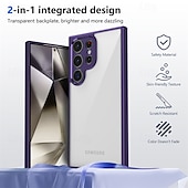 cheap Samsung Cases-Phone Case For Samsung Galaxy S25 Plus S25 Ultra S24 Ultra Plus S24 FE S23 Ultra Plus A55 A35 A25 A15 5G Back Cover Translucent Shockproof PC