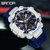 abordables Relojes digitales-SANDA Mujer Hombre Reloj Digital Al Aire Libre Deportes Moda Reloj Casual Luminoso Calendario Fecha Semana IMPERMEABLE Silicona Reloj