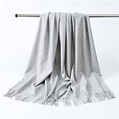 billige Sjal-Pashmina-sjal, sjal til kvinner, stort vinterskjerf, myke sjal og sjal til aftenkjoler, sjal til bryllup