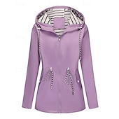 cheap Outdoor Jackets-Women&#039;s Windbreaker Softshell Jacket Hiking Jacket Outdoor Waterproof Windproof Hiking Outfits Hiking Clothes Spring Autumn / Fall Top Camping / Hiking / Caving Running Black Yellow Pink