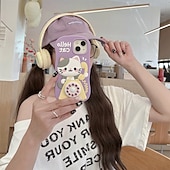 זול נרתיקים לאייפון-טלפון מגן עבור iPhone 16 15 14 Pro Max Plus 13 Pro Max כיסוי אחורי עמיד בזעזועים אנימציה סיליקון