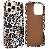 economico Cover per iPhone-telefono Custodia Per iPhone 16 iPhone 15 Pro Max Copertura Posteriore Magnetico Resistente agli urti Retrò TPU Pelle PU