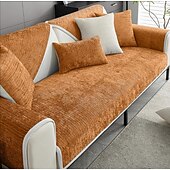 cheap Sofa Cover-Waterproof Antimicrobial Simple Chenille Fabric Anti-scratch Couch Cover
