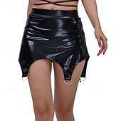 preiswerte Unterteile-Retro Vintage 1980er Rock Disco Einfarbig Damen Karnevalskostüm Halloween Karneval Pride Parade Pride-Monat Erwachsene Röcke