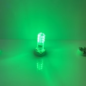 preiswerte LED Doppelsteckerlichter-G4 Bi-Pin-Sockel-LED-Glühbirnen DC 12 V 2 W 24 SMD 3014 LED 10 W Halogenlampe entspricht Silikonlicht weiß/warmweiß/rot/grün/blau 10 Stück