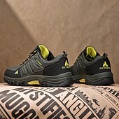 頑丈なトレッドを備えたメンズアウトドアハイキングシューズ、ウォーキング、キャンプ、荒野の旅行に最適な通気性のあるトレイルスニーカー お買い得  メンズスニーカー-頑丈なトレッドを備えたメンズアウトドアハイキングシューズ、ウォーキング、キャンプ、荒野の旅行に最適な通気性のあるトレイルスニーカー