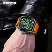 Недорогие Цифровые часы-SANDA подарок для женщин и мужчин цифровые часы большой циферблат спортивные часы на открытом воздухе повседневные светящиеся часы-стоп будильник таймер силиконовые часы